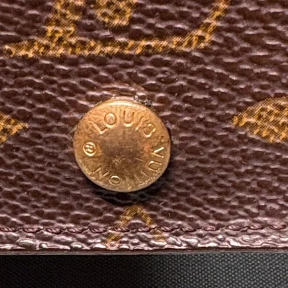 Louis Vuitton Monogram Porte Monnaie Billets Tresor Wallet Envelope Flap 873AN - Picture 2 of 10